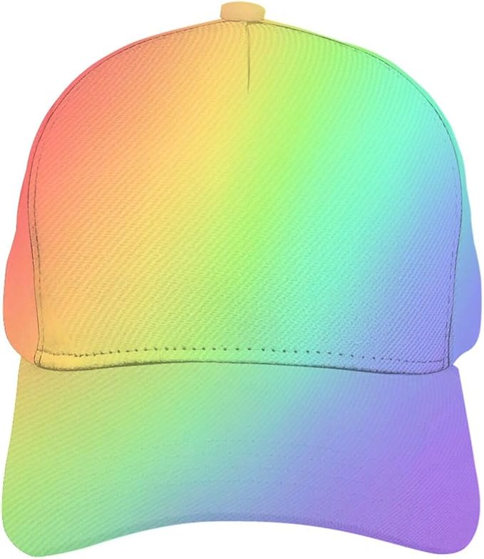 Pastel Cornflowers Floral Baseball Cap Dad Hats All-Over Print Fashion Accessory 100% Polyester Adjusts to Fit Most