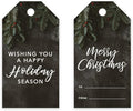 Andaz Press Christmas Holiday Season Classic Gift Tags, Merry Christmas to from and Wishing You A Happy Holiday Season, Green Christmas Tree Branch Design, Holiday Events, Parties, Favors, 60-Pack