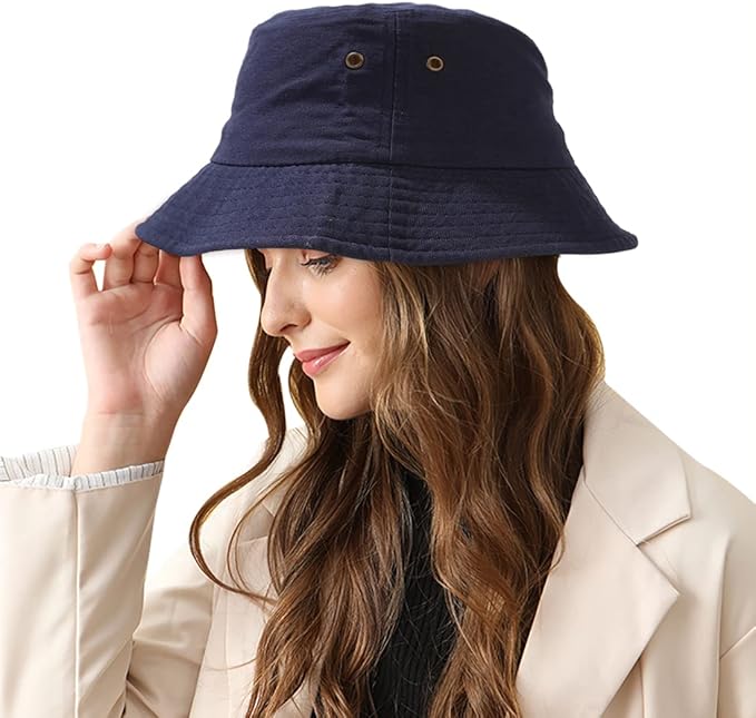 Malaxlx Unisex Bucket Hat Summer UPF 50+ Sun Protection Outdoor Beach Fishing Travel Hiking Hat