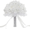 Ochine Bride & Bridesmaid Bouquets - Silk Hand Holding Flower Bouquet for Valentines Day Decor, Wedding Party Supplies & Home Decor