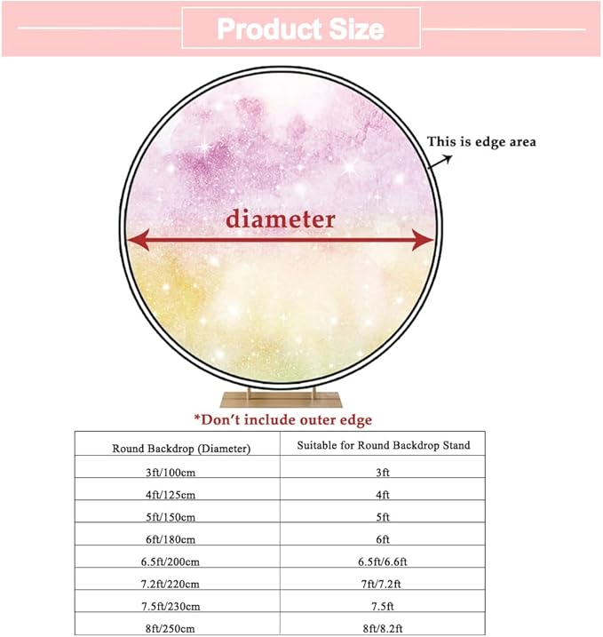OERJU 3x3ft Bear Baby Shower Round Backdrop We Can Bearly Wait Lovely Photography Background Green Leaves Floral Circle Backdrop Cover Birthday Gender Reveal Party Decoration Photo Booth Props