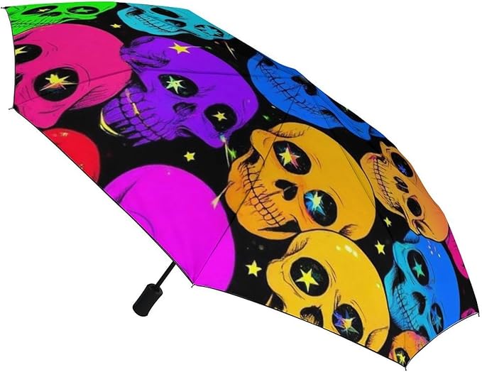 3 Fold Car Umbrella Folding Portable Automatic Umbrella Sunny Rain Sunscreen