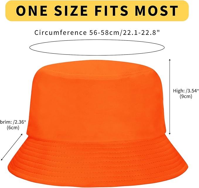 Rosoz 1 & 2 Pack Bucket Hat for Women Men Summer Travel Beach Sun Hat Outdoor Cap Unisex Bucket Hats