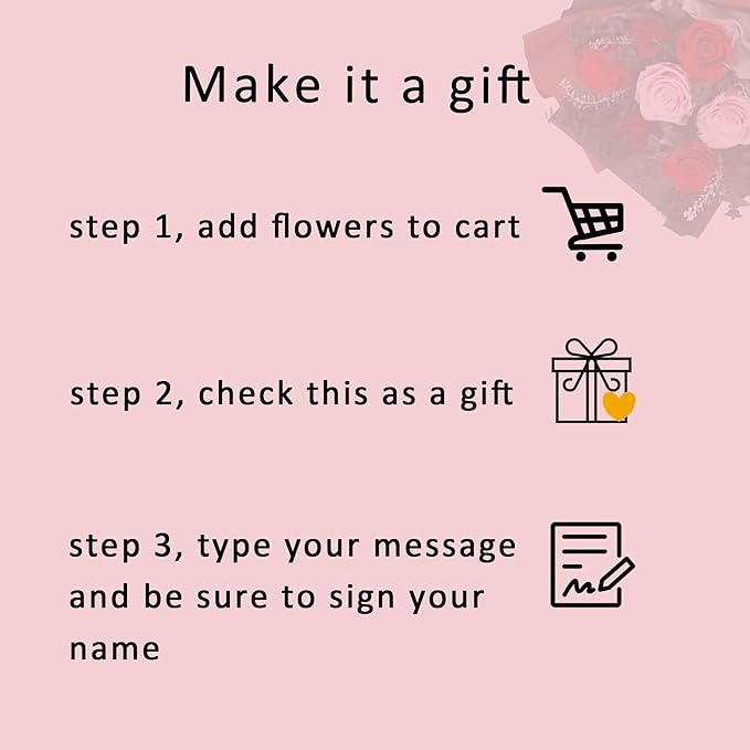 Vrioca Flowers for Delivery, Preserved Flowers Bouquets, Birthday Gifts for Women Mom