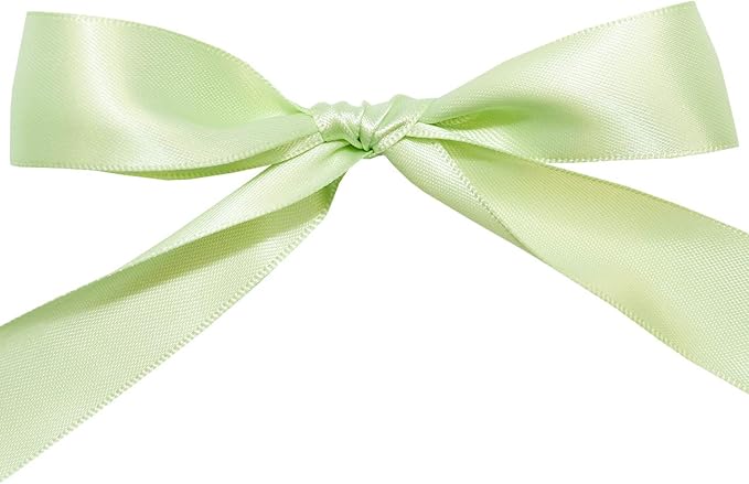 Morex Ribbon Double Face Satin Polyester Ribbon, 7/8" x 50 Yd, Seafoam Green, Silk Ribbons for Gift Wrapping, Birthday Gifts, Satin Dress for Women, Crafts, Wedding