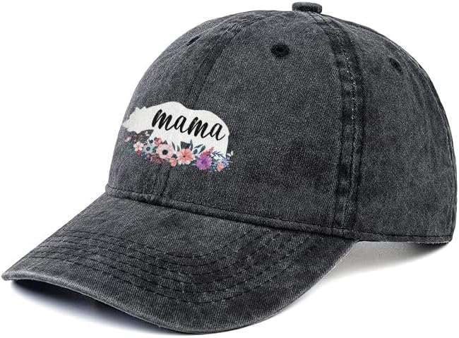 Negi Retro Baseball Cap Denim Hat for Women Female Washed Distressed Adjustable Dad Hats Unconstructed Cotton
