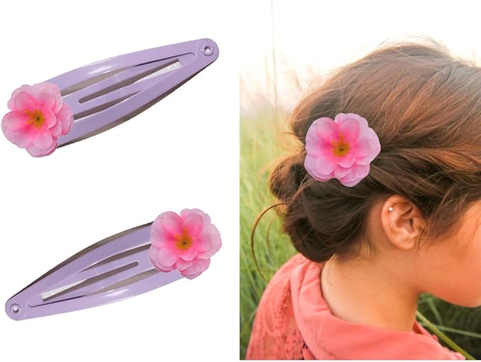 Artificial Silk Cherry Blossom Flower Heads, Fake Fabric Sakura Floral Head Decor for Bridal Hair Clips Headbands Dress DIY Accessories Wedding Party Supply Table Decorative (100pcs Pink)