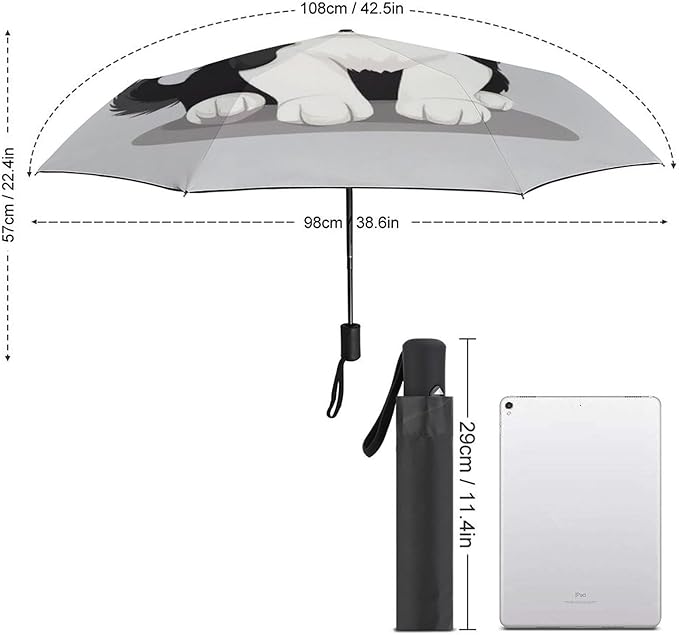 Fashion 3 Fold Sunny Rain Sunscreen Umbrella Portable Automatic Umbrella