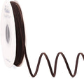 Ribbli Brown Velvet Ribbon 1/8 Inches Continuous 25 Yard Spool Brown Christmas Ribbon for Gift Wrapping Crafts Home Decor