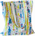 Cotton Canvas Tote Bag Reusable Soft Grocery Cloth Bag Floral Shoulder Bag for Beach Travel Shopping