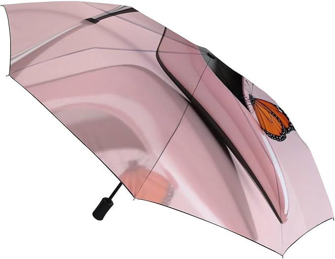Fashion 3 Fold Sunny Rain Sunscreen Umbrella Portable Automatic Umbrella