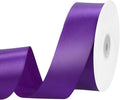 Purple Ribbon 1 1/2 Inch 60 Yards Purple Satin Ribbon Halloween Ribbons for Fall Decor Bows Crafts Flower Bouquet Wedding Christmas Decorations