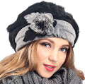 VECRY Women's 100% Wool Bucket Hat Felt Cloche Beret Dress Winter Beanie Hats