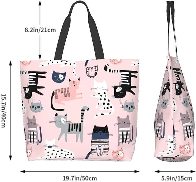 Shoulder Bag Large Reusable Eco-friendly Shopping Bags Portable Storage Handbag