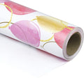 WRAPAHOLIC 30 Inch Wrapping Paper Roll - Pink Purple Gold Print Celebrating Balloon Design for Birthday, Holiday, Wedding, Baby Shower Wrap - 30 inch x 33 feet