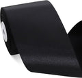 TONIFUL Black Satin Ribbon 3 Inch X 25yds Solid Silk Ribbons for Gift Wrapping, Craft, Floral Bouquets, Valentine's Day Christmas Gift Wrapping, Party Wedding Decoration,Halloween