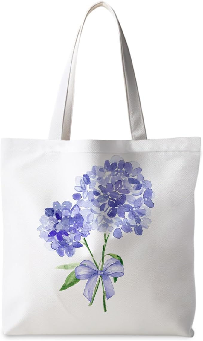 Floral Tote Bag, Floral Bag for Women, Reusable Grocery Bags Shopping Bags