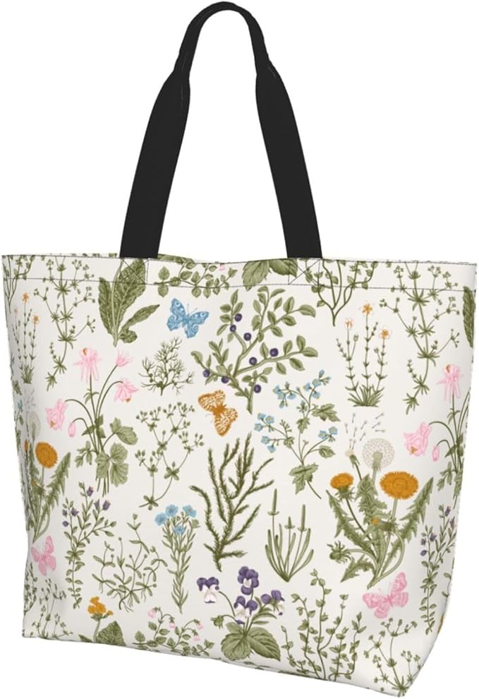 Sunflower Tote Bag For Women, Waterproof Shoulder Bags Big Reusable Grocery Handbag For Shopping Picnic Work Beach