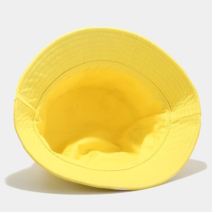 Mashiaoyi Unisex Print Double-Side-Wear Reversible Bucket Hat