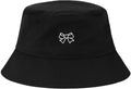 Fashion Embroidered Bucket Hat Cotton Summer Beach Sun Hat for Women Men Teen