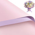 WRAPAHOLIC 20 Sheets Flower Wrapping Paper - 22.4 x 22.4 inch Lilac Purple Color Water-Resistant Floral Bouquet Wrapping Paper, Florist Supplies Packaging for Wedding Birthday Gift DIY