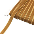Chenkou Craft Brown 25 Yards 3/8" Velvet Ribbon Lots Bulk (Brown, 3/8"(10mm))