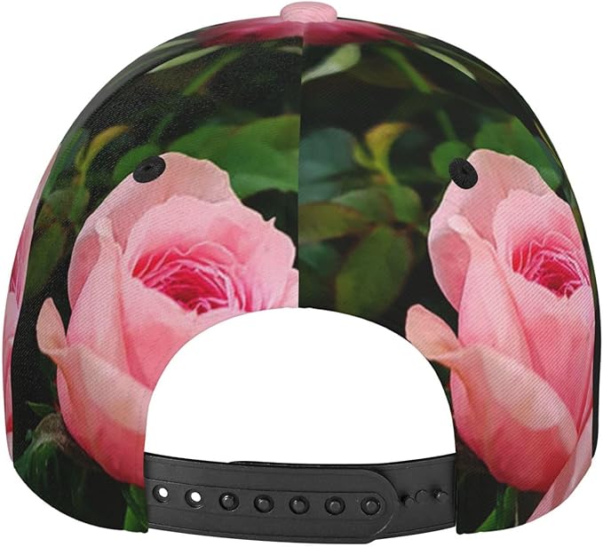 Rose Baseball Cap Flower Snapback Cap for Women Hats Floral Baseball Hat Women's Baseball Caps