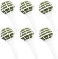 Etetevntt 6 PCS Bouquet Holders Foam Floral Handle Handle Bouquet Holder for DIY Wedding Foam Bouquet Handle Flower Arrangement Wedding Bouquet Supplies