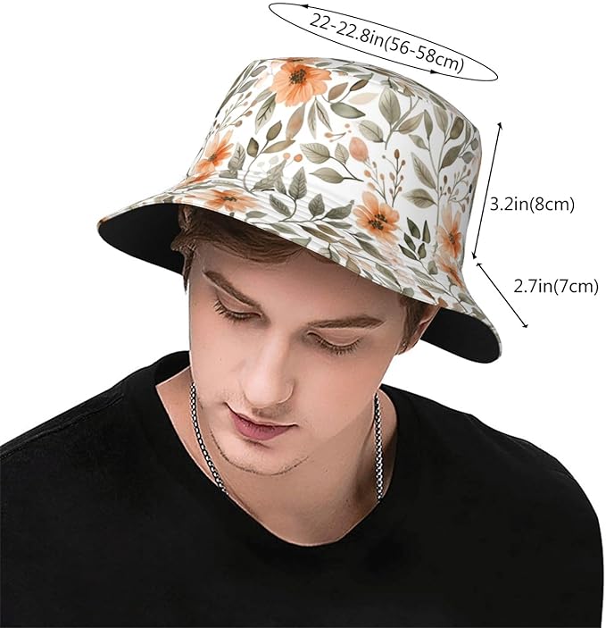 Bucket Hats Fashion Sun Cap Packable Outdoor Fisherman Hat for Women and Men Travel