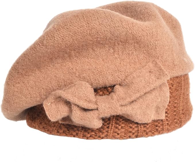 VECRY Women's 100% Wool Bucket Hat Felt Cloche Beret Dress Winter Beanie Hats