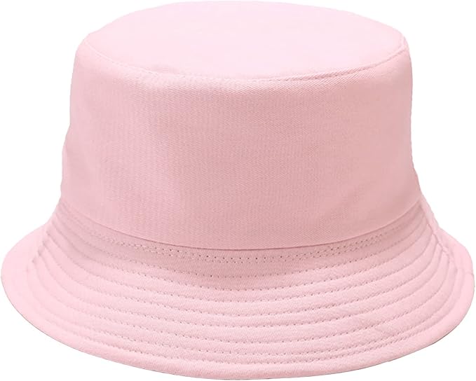 Malaxlx Unisex Bucket Hat Beach Sun Hat Aesthetic Fishing Hat for Men Women Teens, Reversible Double-Side-Wear