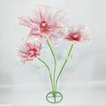 Giant Flower for Decoration, 70.87 inch Handmade Adjustable Artificial Organza Floral Decor for Wedding Birthday Baby Shower Christmas Party Backdrop Home Office Hotel Shop Window Display Props