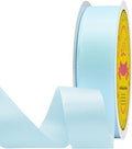 Double Face Light Blue Satin Ribbon 7/8 inch X 25 Yards Polyester Light Blue Ribbon for Gift Wrapping Very Suitable for Weddings Party Hair Bow Invitation Decorations and More