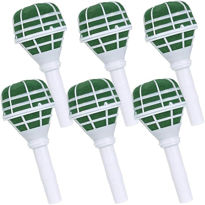ORANGEHOME 6-Pack Bouquet Holder, DIY Wedding Foam Bouquet Handle Bridal Floral Fresh Artificial Flower Holder Decoration