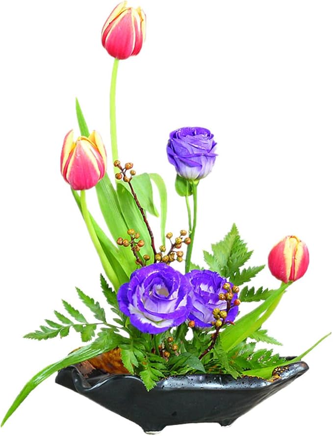 3 Pcs Flower Frogs for Flower Arrangements, Japanese Ikebana Stem Holder, Kenzan Flower Frog for Arrangements Vase, 0.91 Inch 1.38 Inch 2.36 Inch Pin Holder with Rubber Base