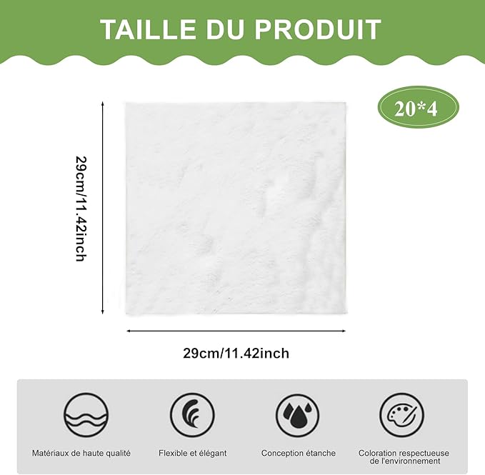 4 Packs 160 Sheets Waterproof Pleated Withdrawable Flower Wrapping Paper, Korean of Cotton Non-Woven Floral Bouquet Paper, 11.4" x 11.4", Gift Packaging for Flower Shops and DIY Fresh Flowers (White)
