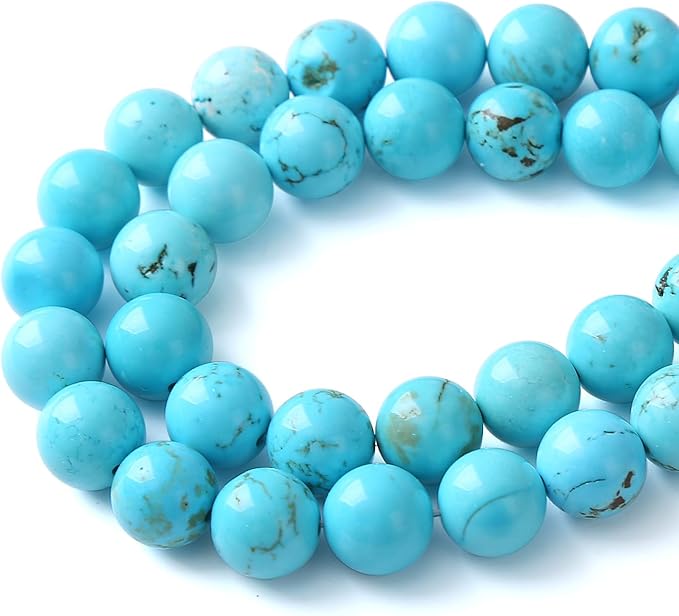 4MM 86PCS Natural Stone Turquoise Beads for Jewelry Making DIY Bracelet