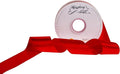 Humphrey's Craft 2 Inch Red Double Faced Satin Ribbon - Continuous 50 Yards Thick Satin Ribbon for Crafts, Gifts Wrapping, Decoration Christmas Tree, Bridal Bouquet, Wedding,DIY Bows, Sewing Hat.