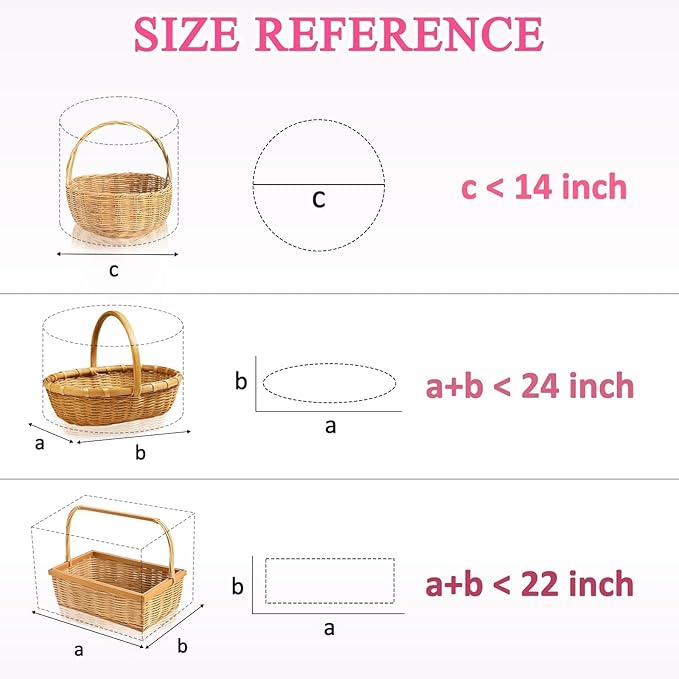 PigPotParty 24"x30" Clear Cellophane Gift Bags with Pink Bows – 10 Pack Large Cellophane Wrap for Gift Baskets, Plastic Gifts Bags for Baby Girl Shower, Birthday Party and Bridal Shower