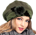 VECRY Women's 100% Wool Bucket Hat Felt Cloche Beret Dress Winter Beanie Hats