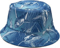 Quanhaigou Bucket Hat for Men Women,Packable Reversible Printed Sun Hats,Fisherman Outdoor Summer Travel Hiking Beach Caps