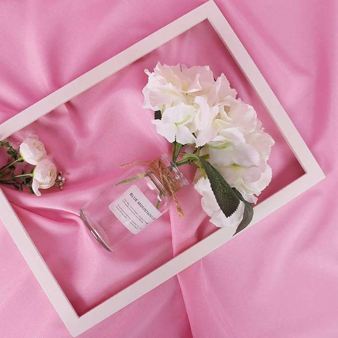 GFCC Pink Backdrop Photography Background - 10ftx10ft Pink Photo Backdrop for Photoshoot Photography Background Screen Video Recording Curtain