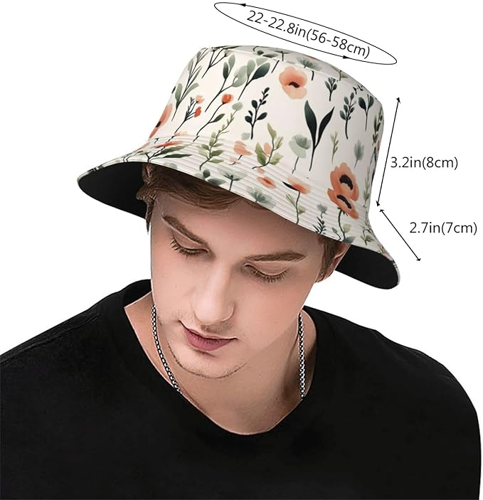 Bucket Hats Fashion Sun Cap Packable Outdoor Fisherman Hat for Women and Men Travel