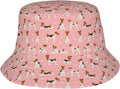 Cartoon Bucket Hat Summer Beach Travel Sun Hat Packable Fisherman Cap for Men Women