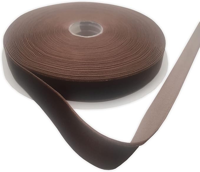 Nylon Brown Velvet Ribbon Single Sided,5/8 Inch X 25Yards Spool