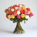 GlobalRose Fresh Cut Assorted Roses - 75 Roses (3 Bundles of 25) Fresh Bouquet for Birthday, Anniversary or Home Decor - Flowers Delivery Gift