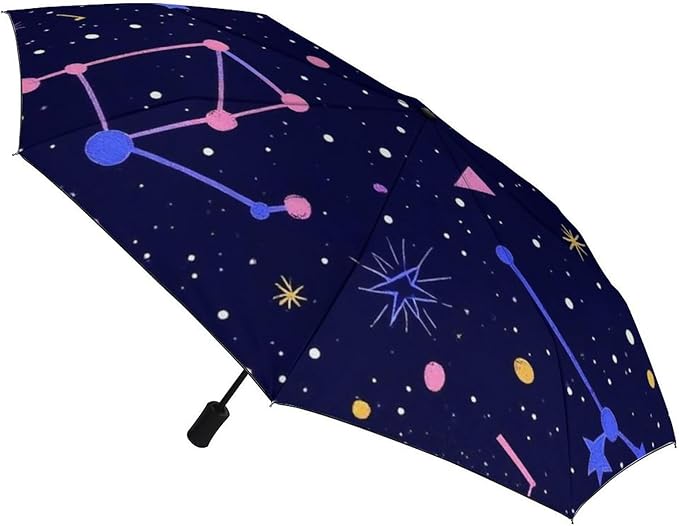 Fashion 3 Fold Sunny Rain Sunscreen Umbrella Portable Automatic Umbrella