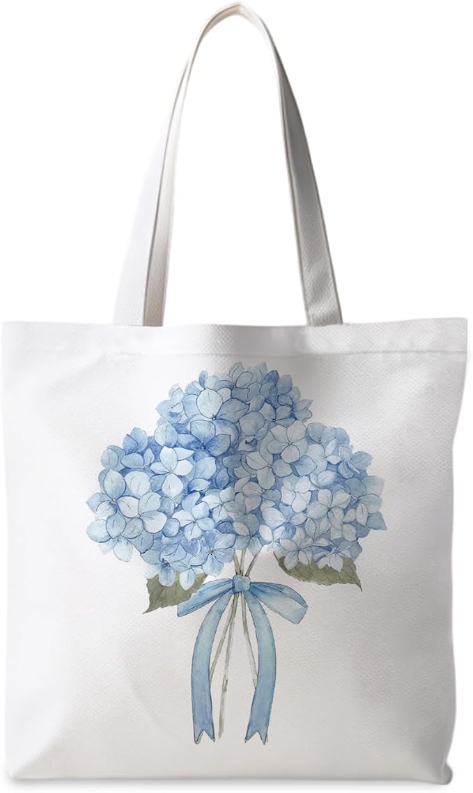 Floral Tote Bag, Floral Bag for Women, Reusable Grocery Bags Shopping Bags