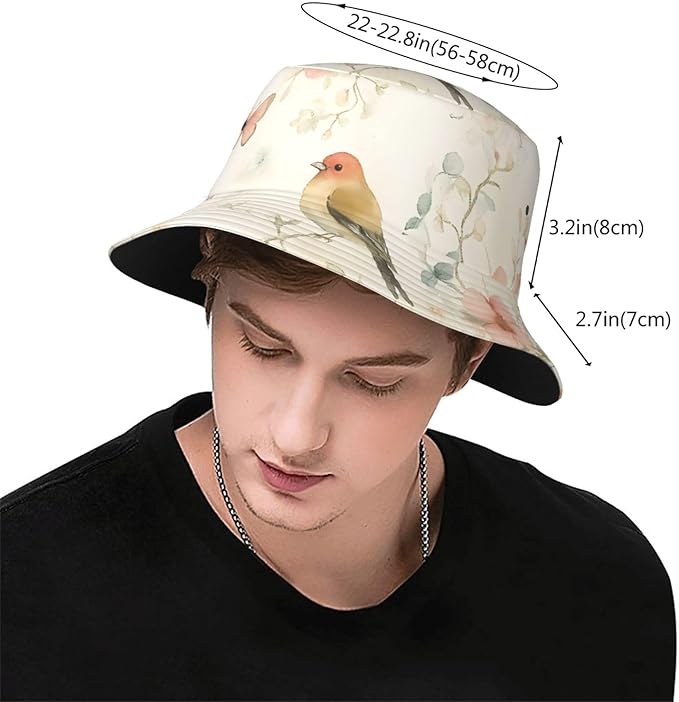 Rustic Autumn Cows and Pumpkins Bucket Hat Novelty Sun Hats Trendy Fisherman Cap for Men and Women