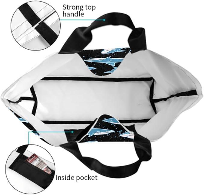 Shoulder Bag Large Reusable Eco-friendly Shopping Bags Portable Storage Handbag